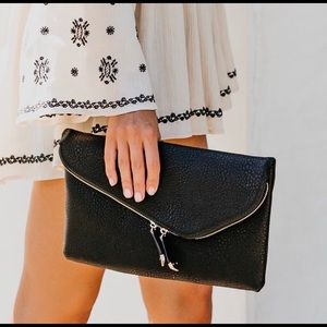 Black clutch/crossover envelope bag from Vici NWT